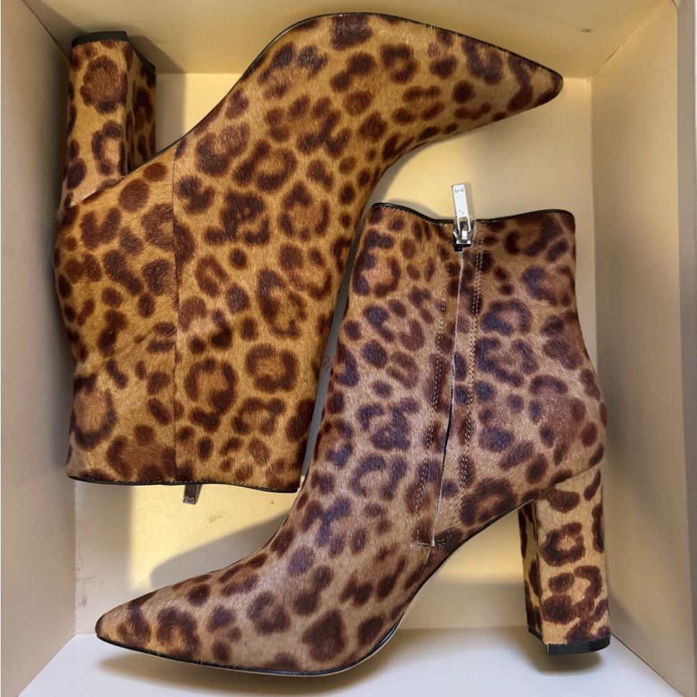 Marc Fisher Animal Print Ankle Booties size 8.5